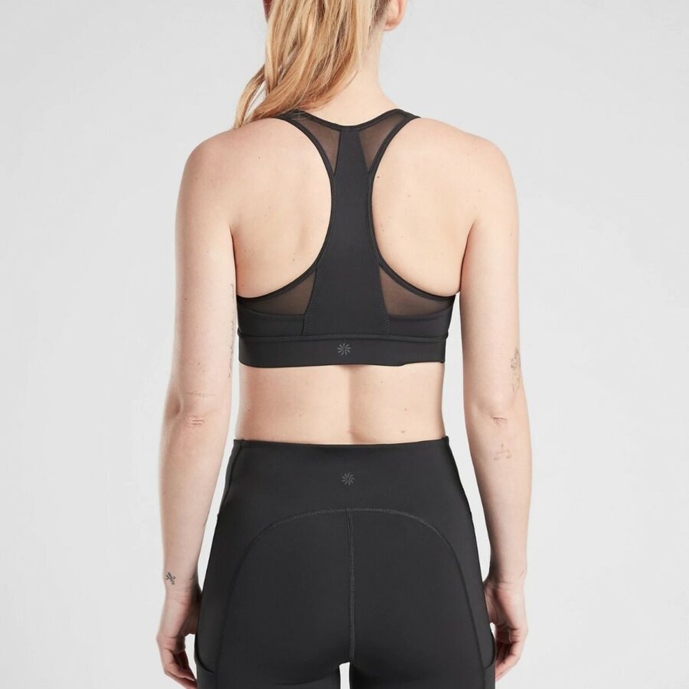 Athleta Hustle Bra black B/C 32B